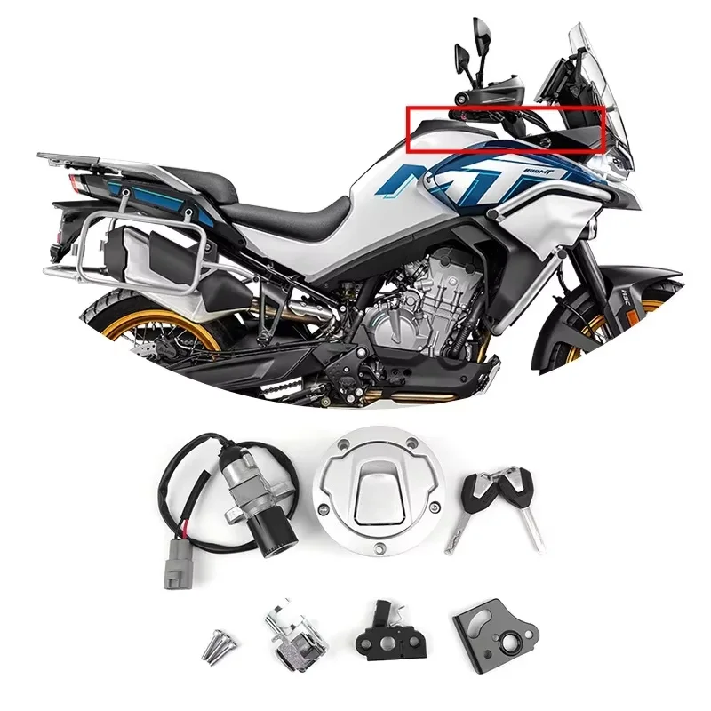 For CFMOTO 800MT Lock Kit Moto Accessories CF800MT CF800-5 800 MT MT800 Lock Combination Motorcycle Parts