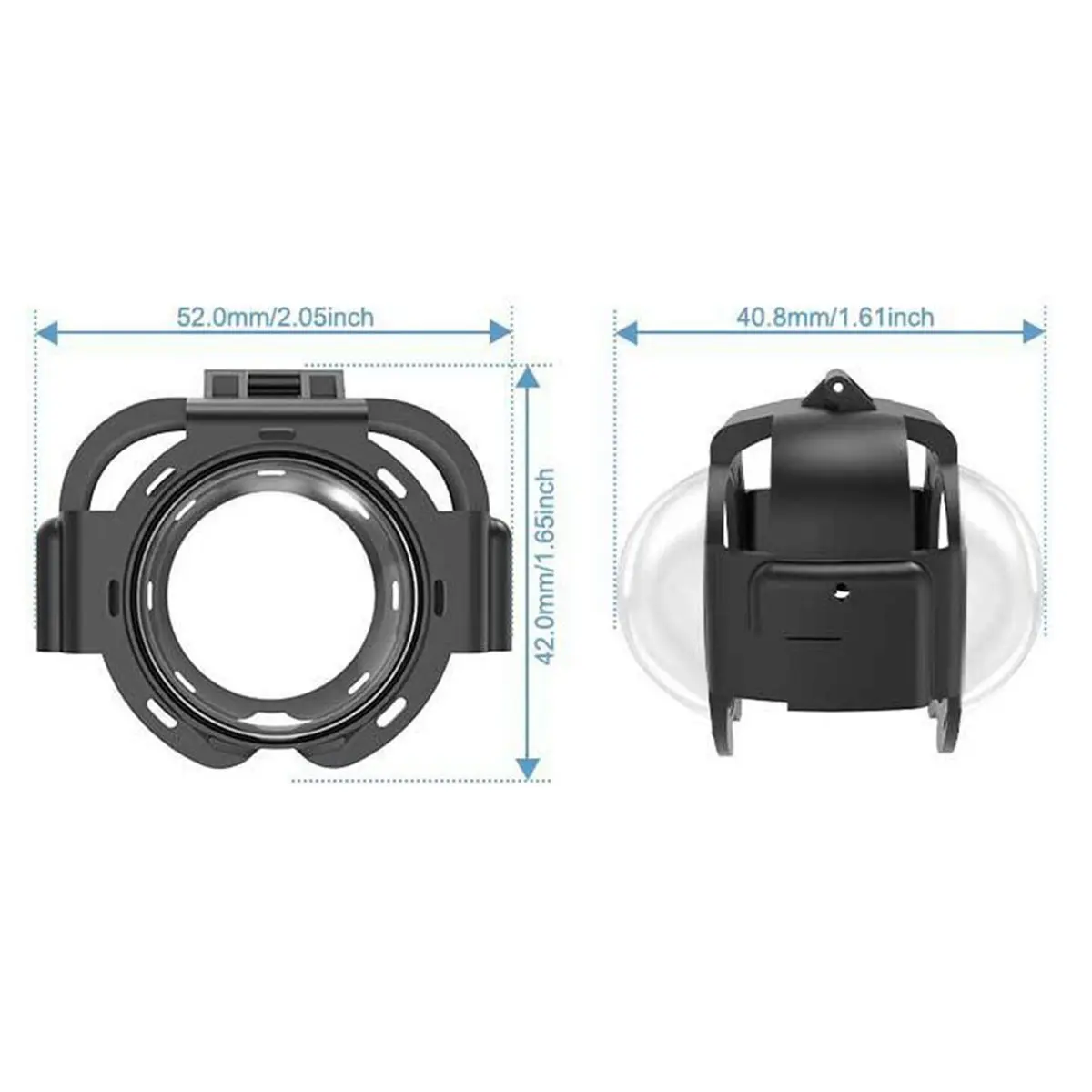 Happy New-  Lens Guards for X4 Air Lens Protector Cap for X4 Air Camera Clip-on Protector Guards Accessories