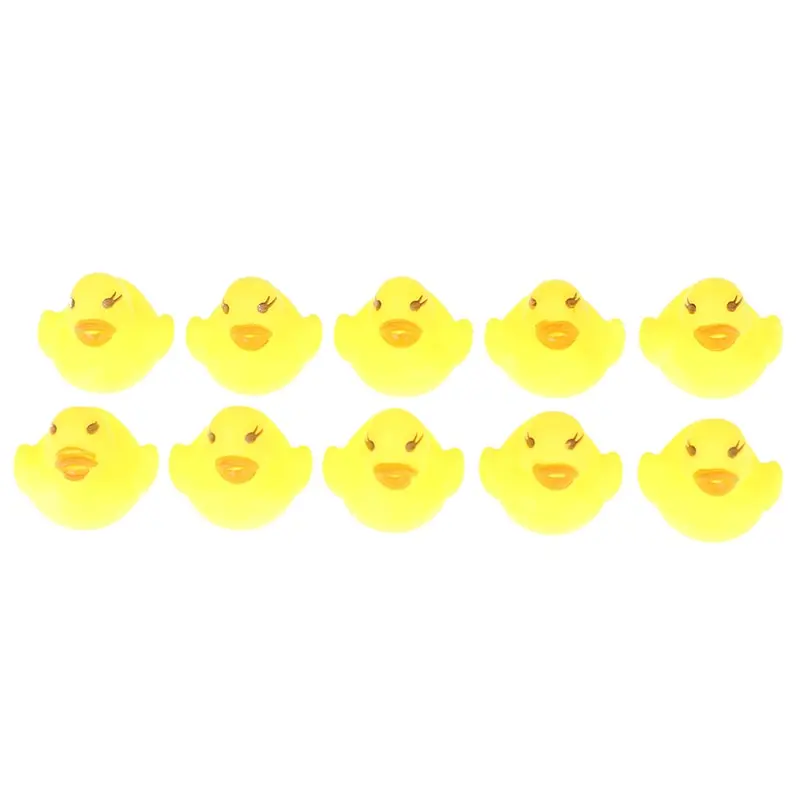 

20pcs Yellow Rubber Ducks 3.5cm Bath Toys Bathtub Duckies Gift for Baby Shower Infants Toddlers Pool Float Adults Party Favors