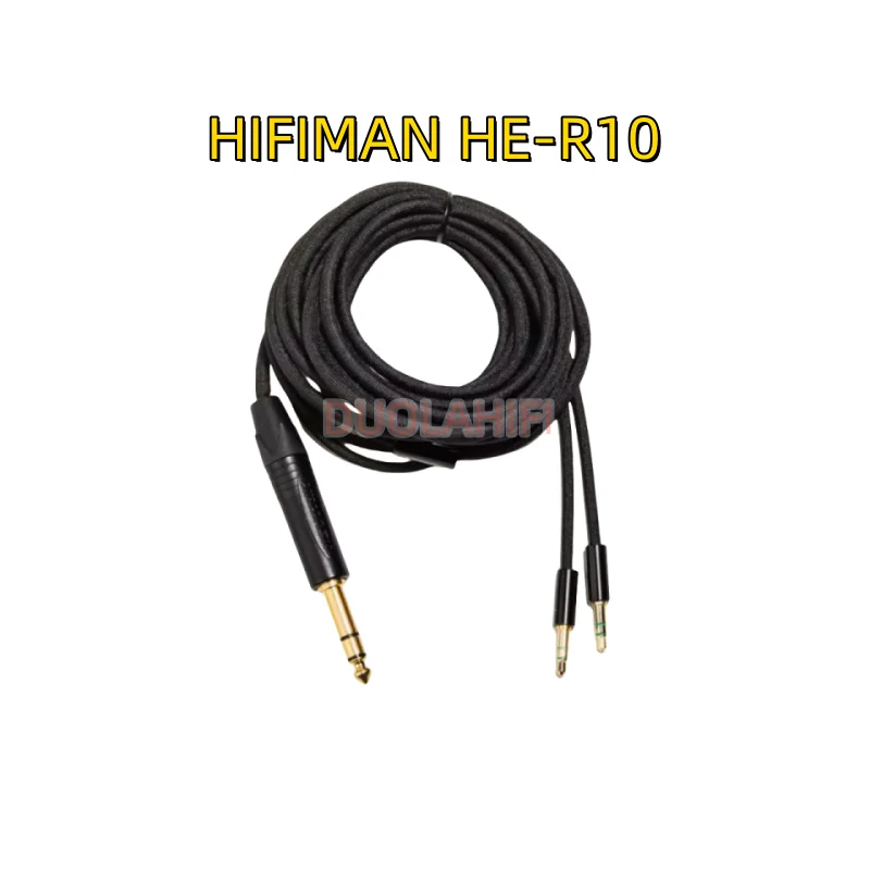 Dynamiczny kabel słuchawkowy HIFIMAN HE-R10 6,35 mm, jednostronny, czterordzeniowy kabel do modernizacji Canon Balance