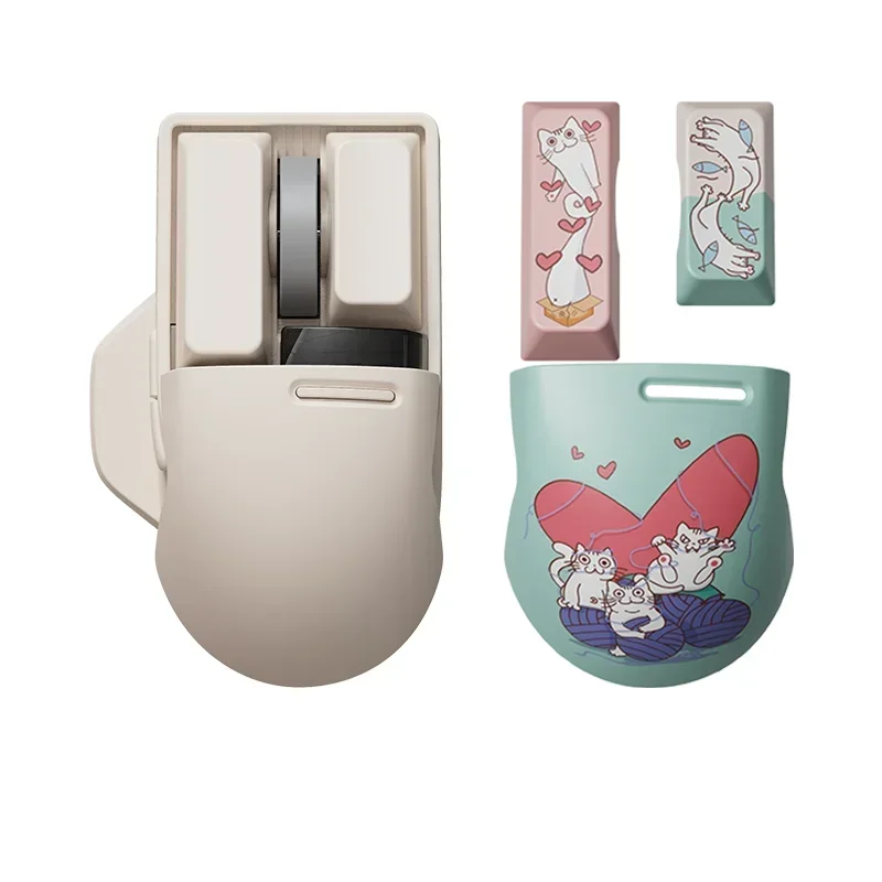 Lofree 2.4g Wireless Mouse OLED Display Quick Fine Adjustment DPI Three-mode Rechargeable PC Gaming Mouse Mac Laptop Accessories