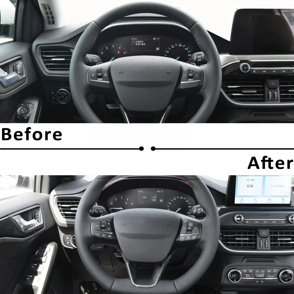Multifunction Navigation Media Steering Wheel Button Control Volume Audio DVD Switch For Ford Focus MK4 Fiesta 2019 Accessories