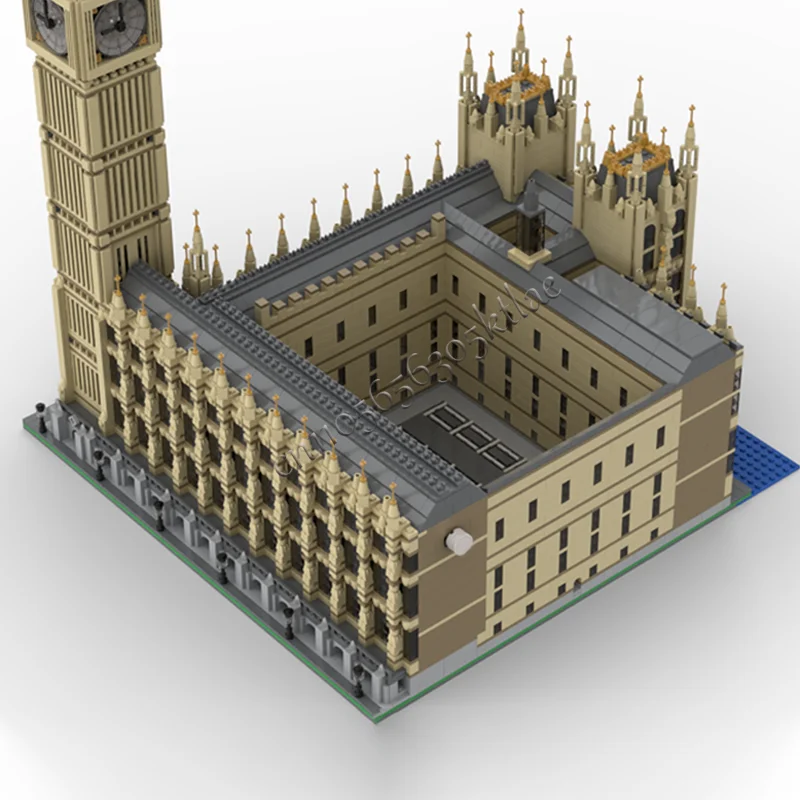 7825 pièces MOC créatif médiéval Big Ben Version étendue briques de construction modèle décoration blocs enfant cadeau de noël et d'anniversaire