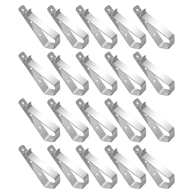 

N75R-Replacement Stainless Steel Garage Door Opener Clips 20PCS For Liftmaster, Sears Chamberlain Remote Systems