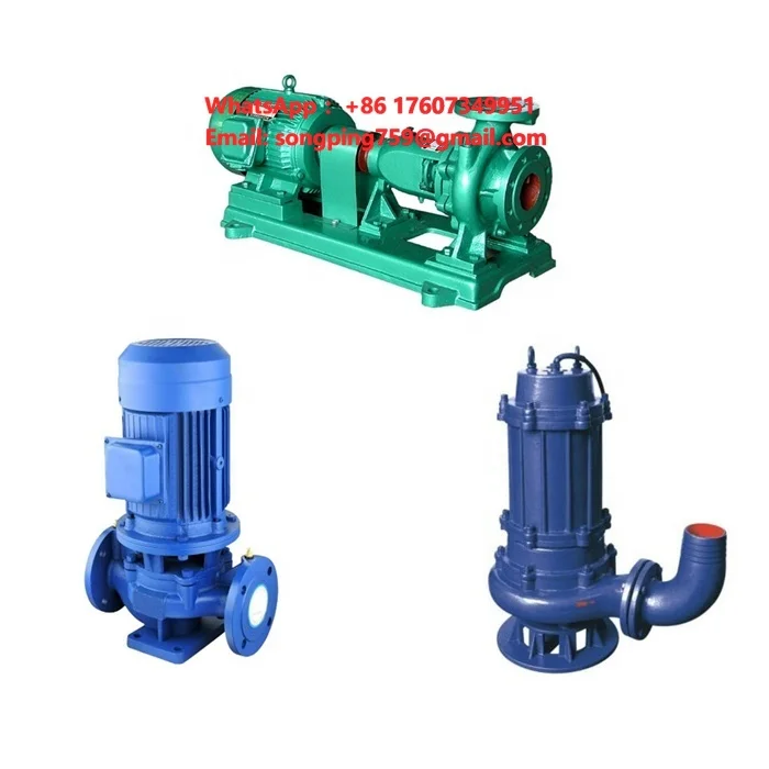 Self Priming Marine Ship Cabin Water Supply Drain Drainage Discharging Cooling Sanitary Centrifugal Fire Bilge Ballast Pump