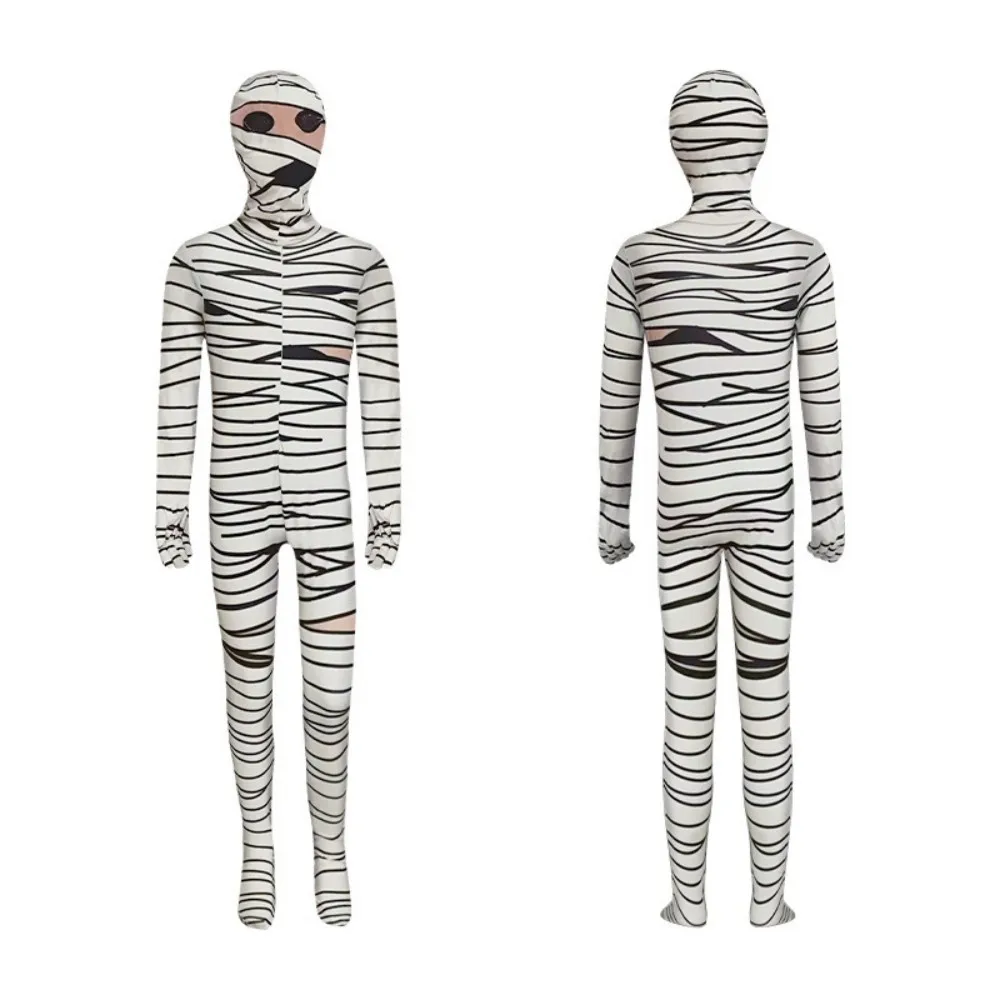 

Mummy Costume for Kids Halloween Mummy Costume for Children Spooky Dress-Up Fun Cosplay Jumpsuit
