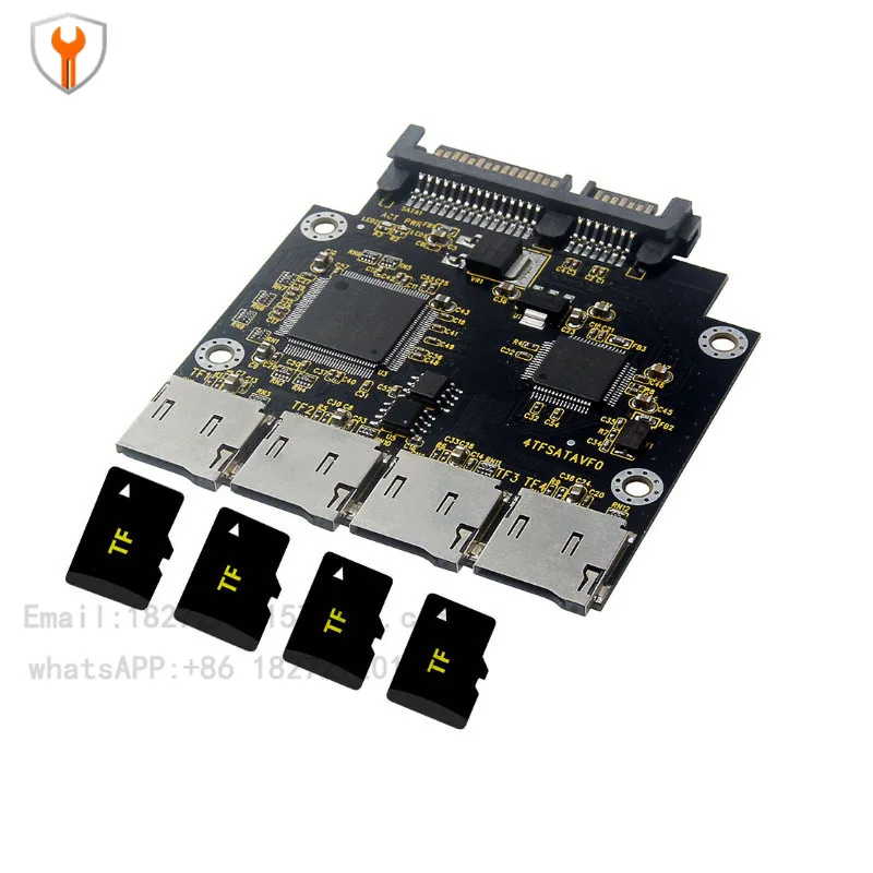 Homemade SSD Solid State Drive DIY Combination Micro SD to SATA 2.5 inch TF to SATA Hard Disk Case
