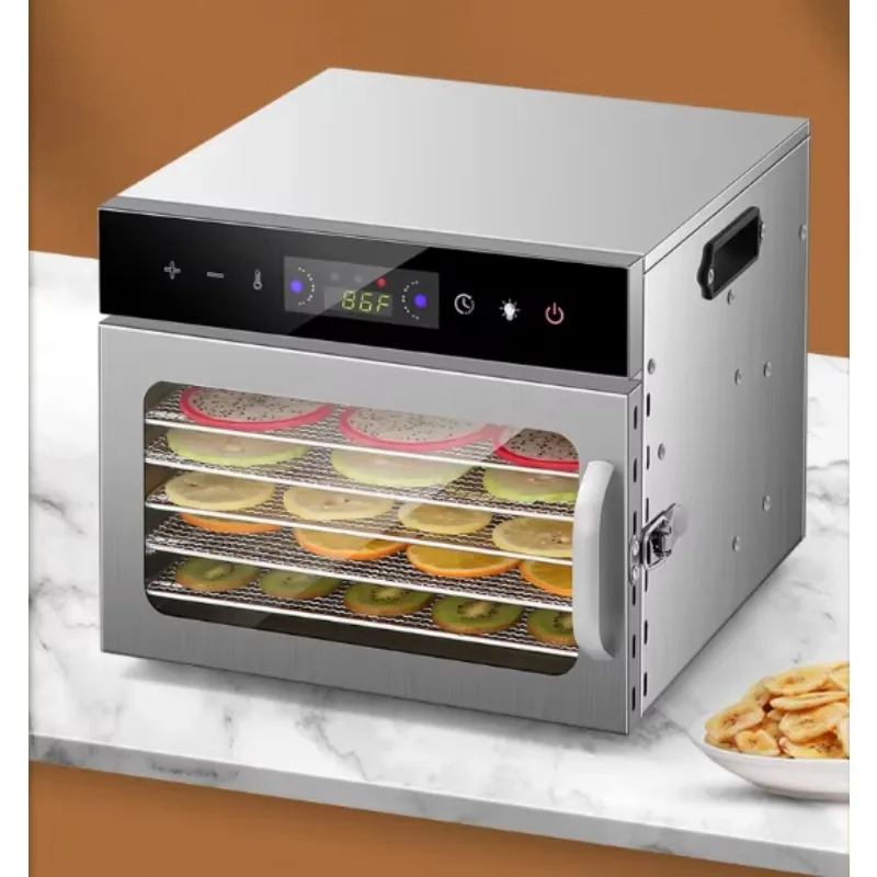 Home Use Electric 6-Layer Food Dryer With Gear For Drying Bananas Mangoes Fruits Beef Jerky-Beef Jerky Dehydrator