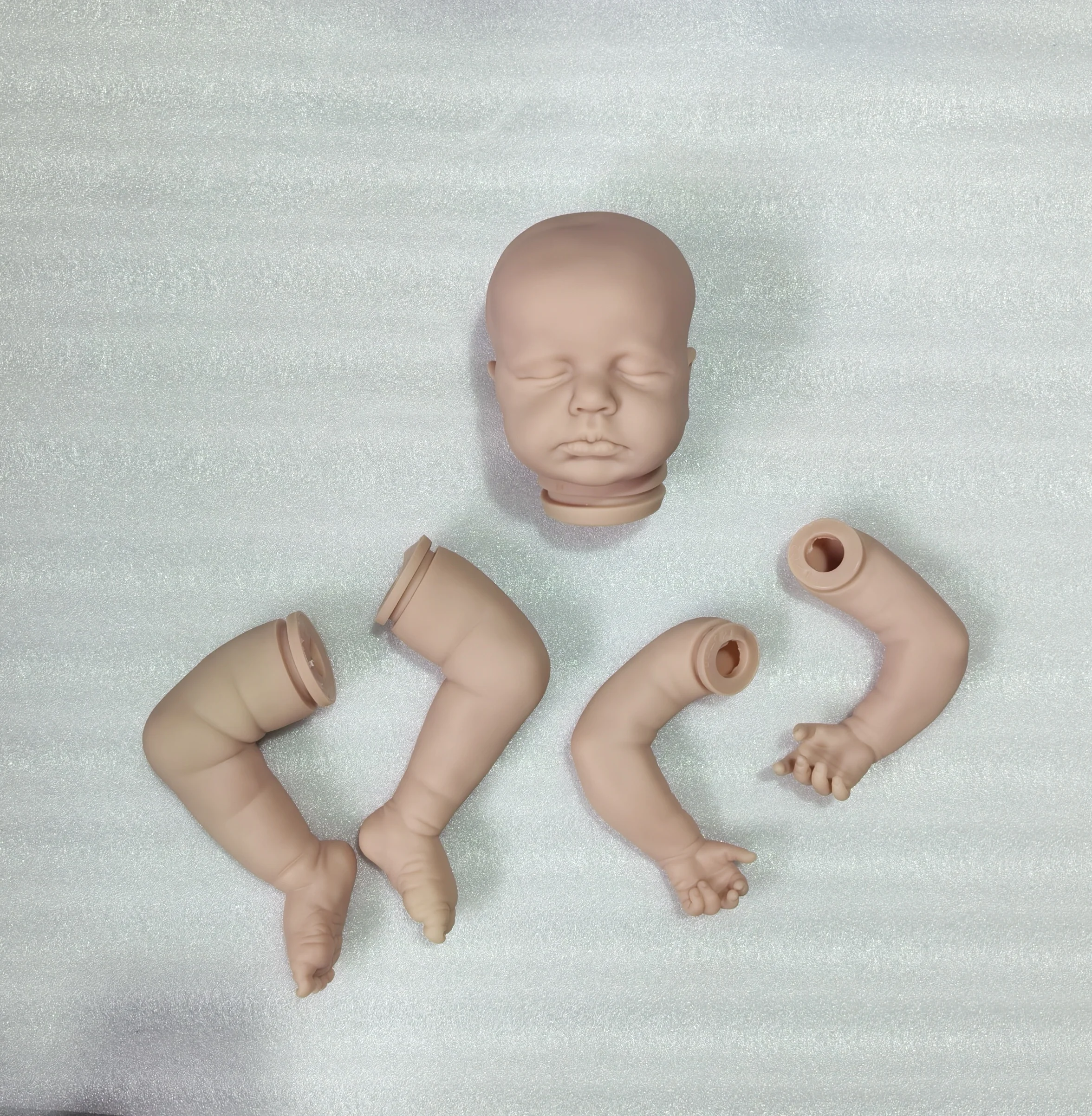 

NPK 20 Inch Reborn Doll Kit Loulou Limited Edition - Likelike Soft Touch French Color Kit for Doll Making