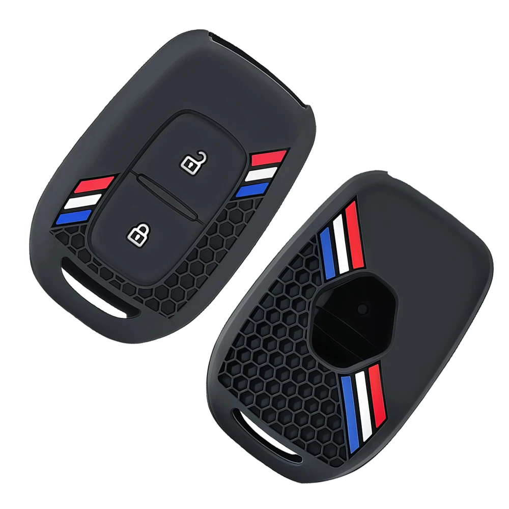 New Silicone Key Case Car Key Cover for Renault Kwid 2023 Trafic Clio Kadjar Clio 5 Captur Arkana Sandero Stepway Logan Twingo
