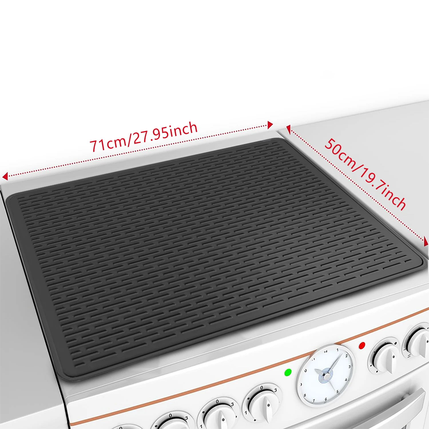 Silicone Stove Top Cover Mat for Electric Stove, Glass Top Stove, Glass Cooktop Protector, Range Covers for Electric Stove