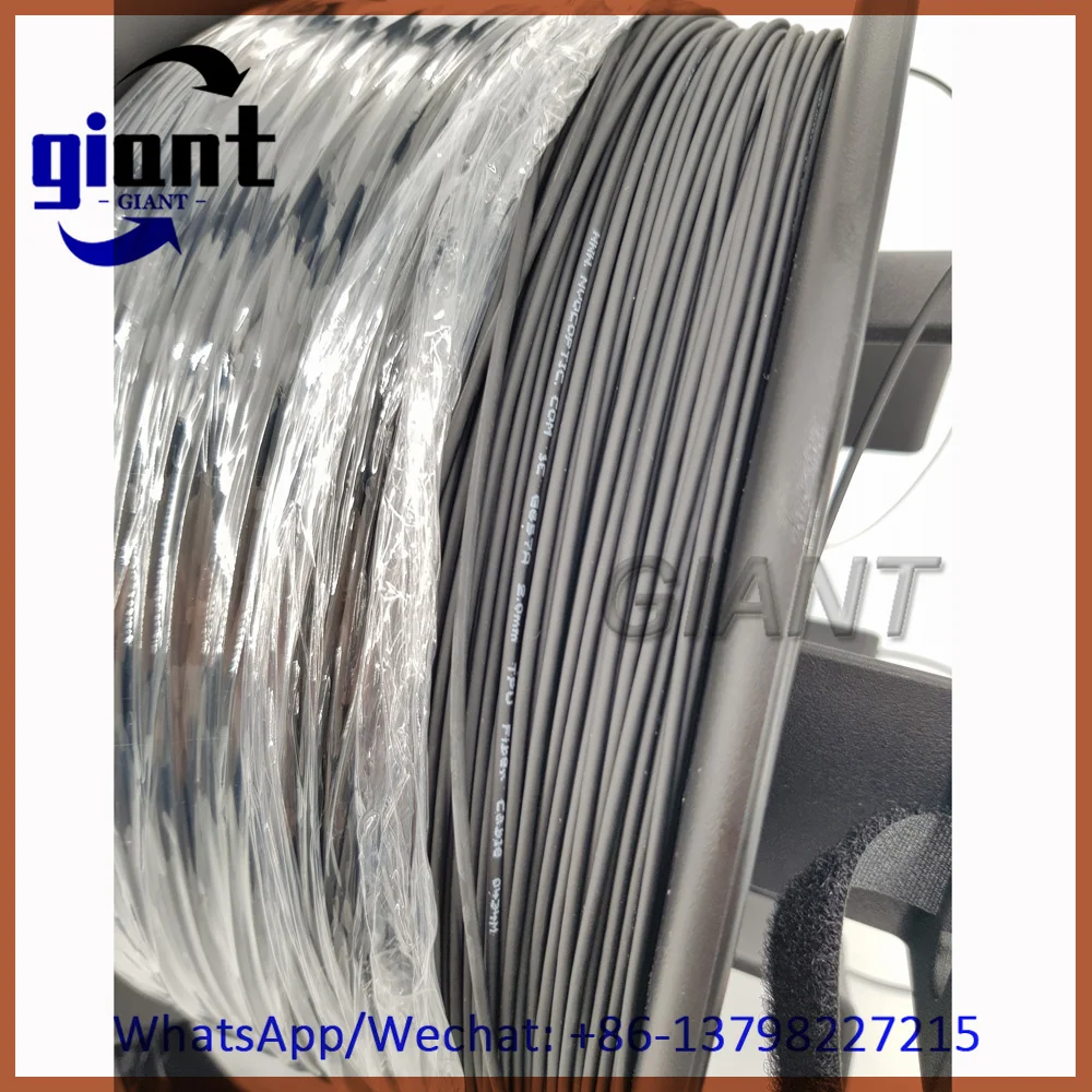 1Core SM G657A1 2.0mm 1000M 1KM LC/SC /FC/ST APC/UPC TPU Jacket Armored Optic Fiber Patch Cord Jumper Cable With PCD310 Reel