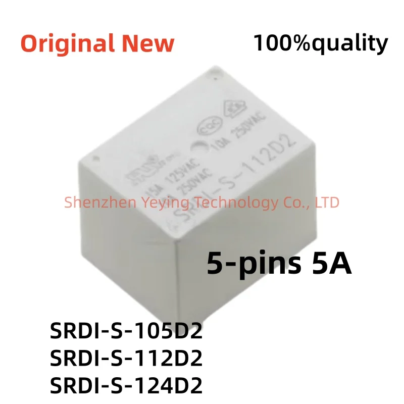 1Pcs/Lot 100% New Srdi-S-105Dm Srdi-S-112Dm Srdi-S-124Dm 4-Pin Srdi-S-105D2 Srdi-S-112D2 Srdi-S-124D2 5-Pin 10A