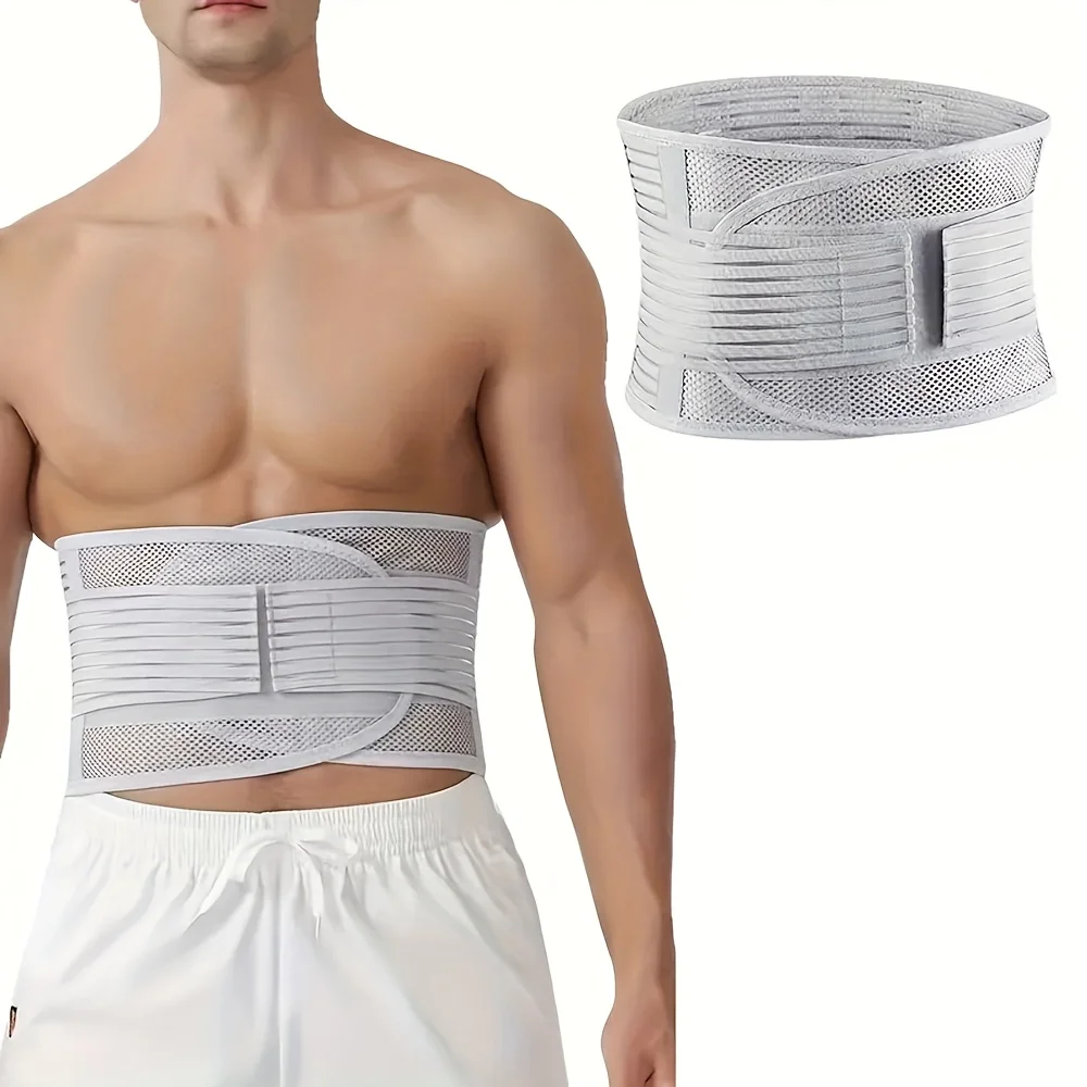1Pc Back Brace Breathable Lower Back Support Belt Pain Relief with 4 Stays for Heavy Lifting Herniated Disc, Sciatica, Scoliosis