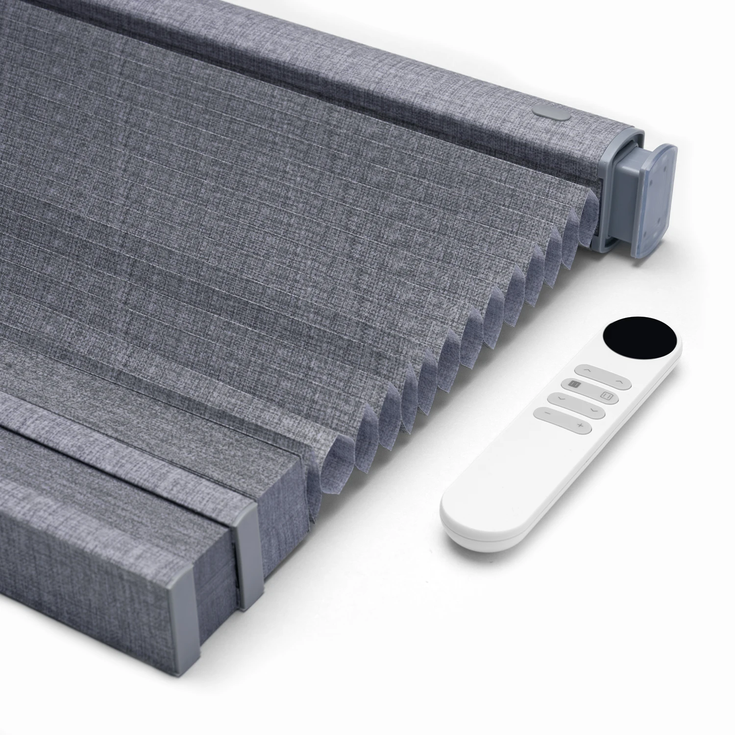 Pocageum Customizable Motorized Honeycomb Shades Smart Voice & APP Remote Control Blinds for Home Office Bedroom Window Decor