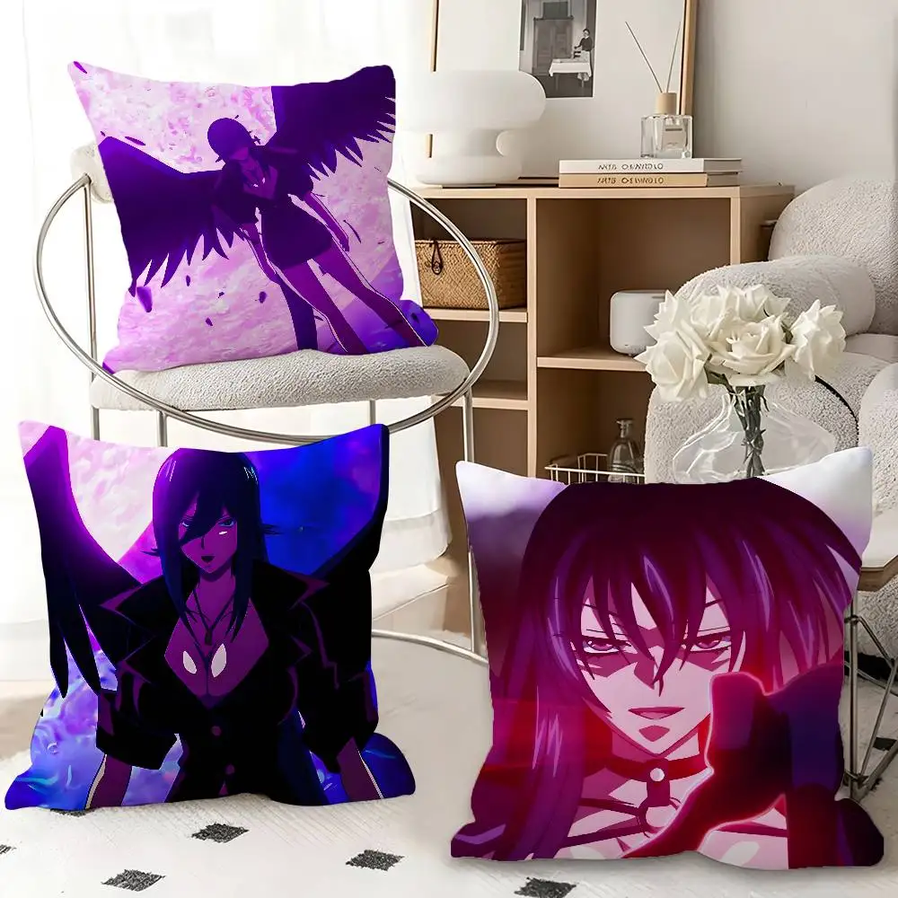 1pc Kalawarner High School DxD Pillow Case Fashion Square Pillowcase Bedroom Sofa Room Ins Decoration Leisure