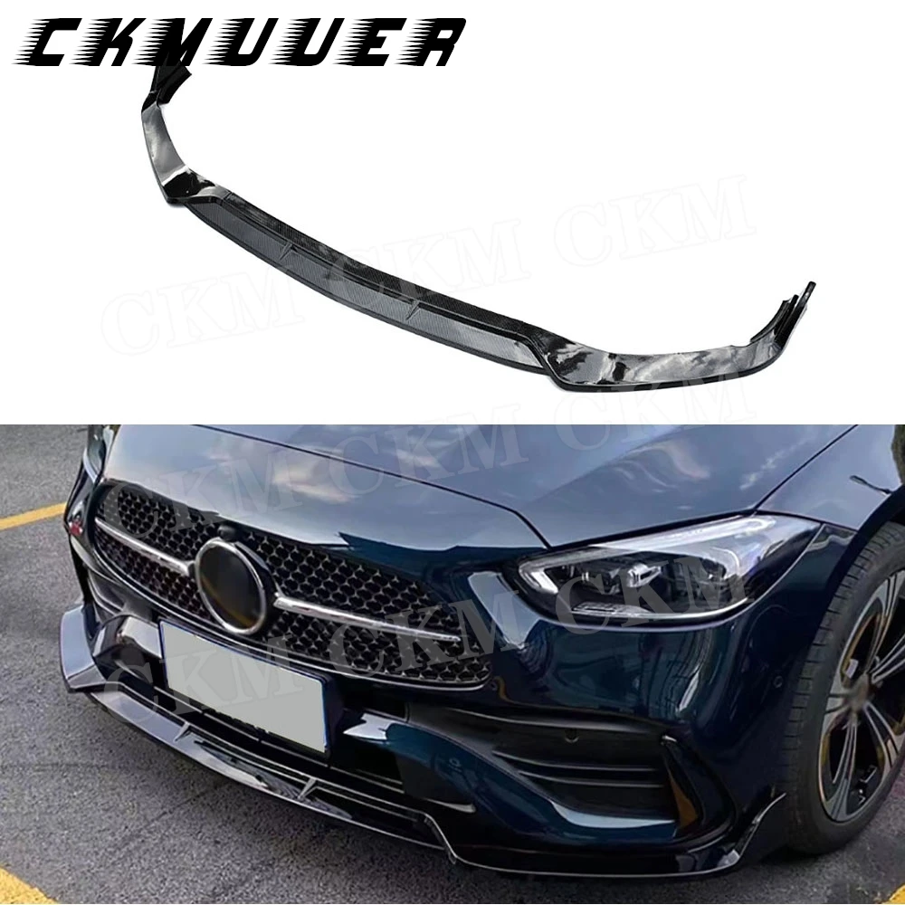 

CKMUUER ABS передний бампер, спойлер на подбородок, фартуки для Mercedes Benz C Class W206 C43 AMG Sport 2022+ B Style Body Kits