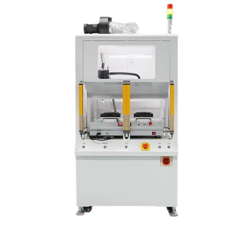 Optical lens surface activation, plasma treatment, dual track plasma cleaner