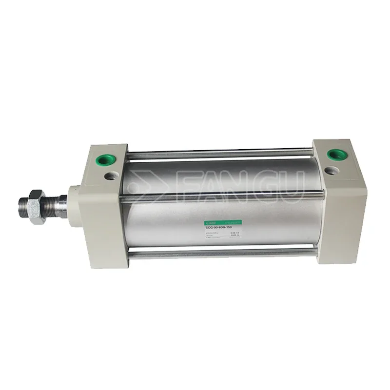 CKD cylinder magnetic sensing solenoid Pneumatic valve SCG-00-80B-150 series Mould mechanical clamp cylinder