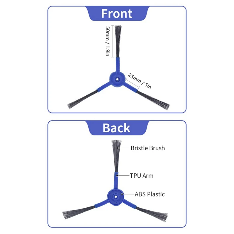 مكنسة كهربائية روبوت بفلتر HEPA ، فرشاة رئيسية وجانبية ، قطع غيار ، ملحقات ، متوافقة مع Eufy L70