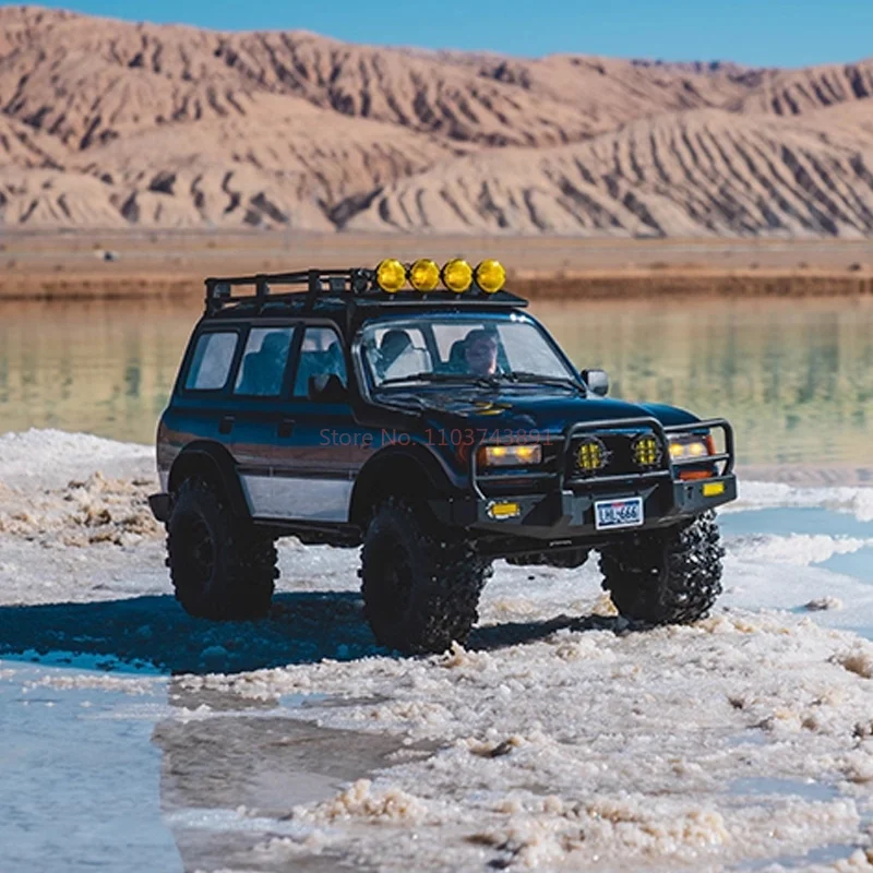 Fms Fcx10p 11061 시뮬레이션 Lc80 프로 클라이밍 카 1/10 원격 제어 전기 오프로드 차량 어린이 장난감 선물