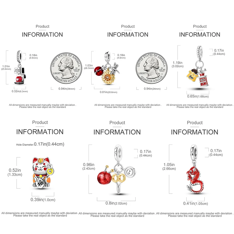 Charms aus 925 Sterling Silber, Rote Farbserie, Roter Elefant, Tier- und Fruchtperlen, Original, Passend für Damen, Jubiläums-Schmuckanhänger – Detail 10