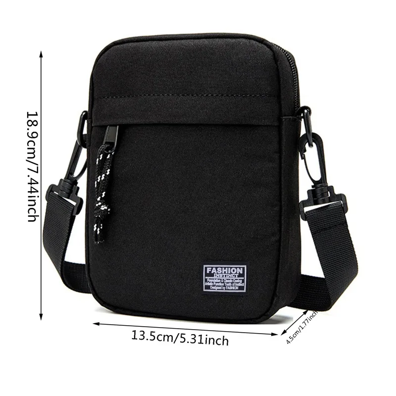 Men\'s Small Bag Shoulder Bag Trendy Diagonal Backpack Chest Bag Light Boy Mini Casual Bag Mobile Phone Waist Pack