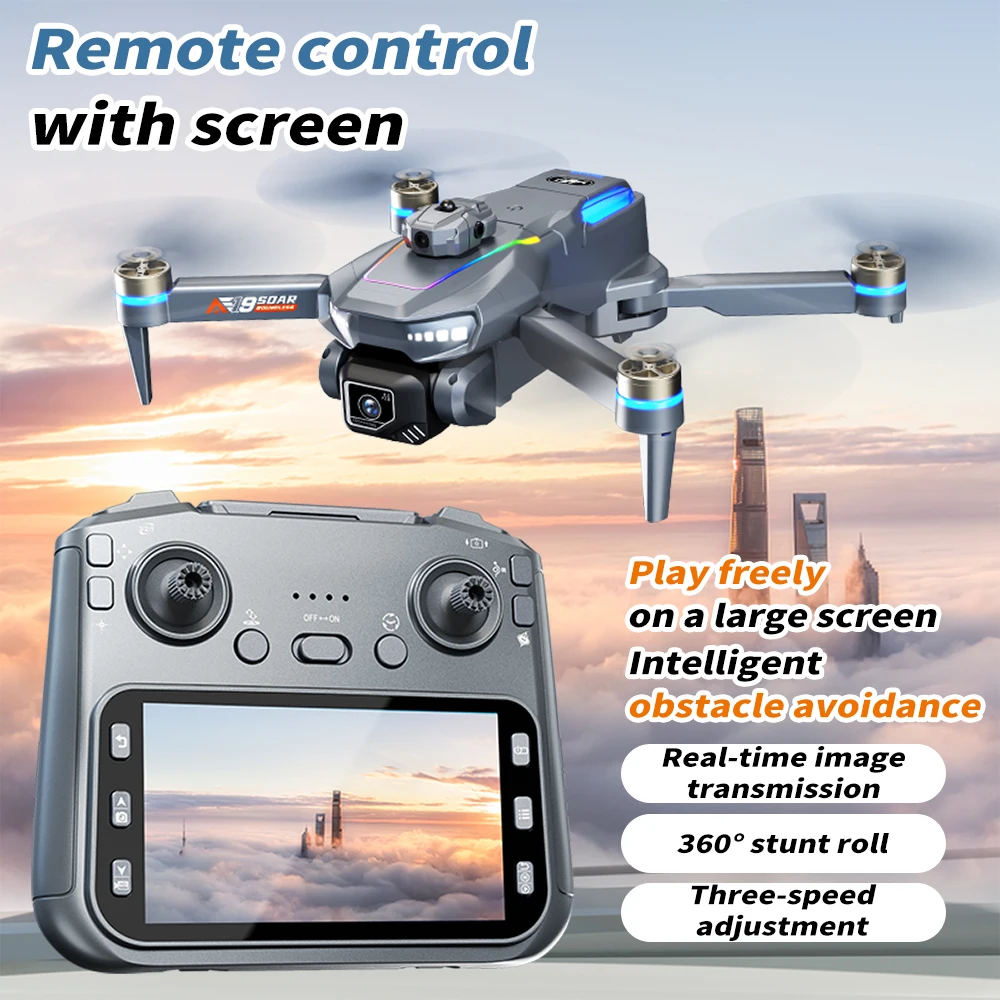 AE19 Drone with Brushless Motor Infrared Five-Way Obstacle Avoidance Dual Camera Optical Flow Positioning Six-channel Gyroscope