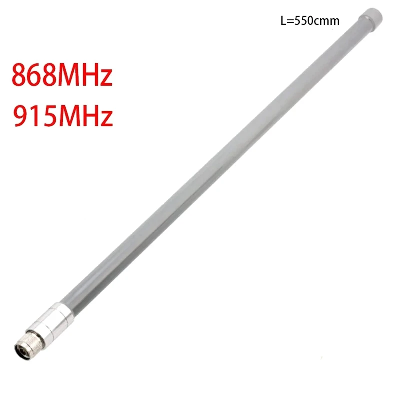 12Dbi 868Mhz 915Mhz Optimised Tuned Helium Omni Miner Fiberglass Aerial Antenna N-Male 550Mm Fiberglass Antenna Kit, Easy To Use