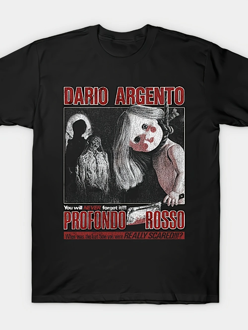 Deep Red Profondo Rosso Dario Argento Yellow T-Shirt Outdoor Leisure Breathable All-Season Unisex