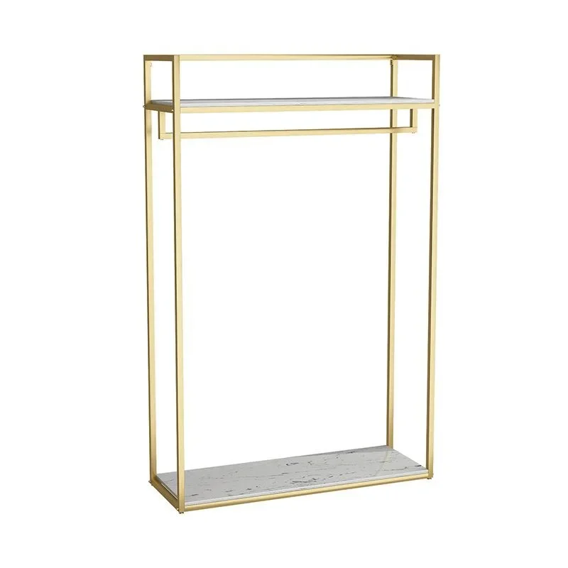 

Clothing store hangers hangers on the floor