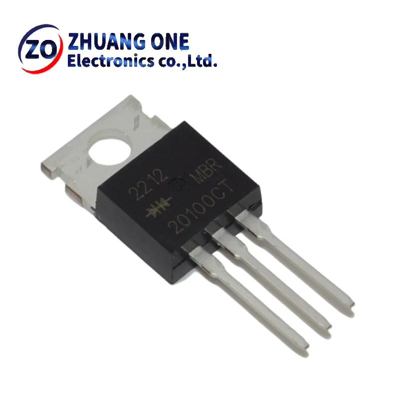 10PCS/LOT MBR20100CT MBR20100 TO-220 Transistor 20A 100V