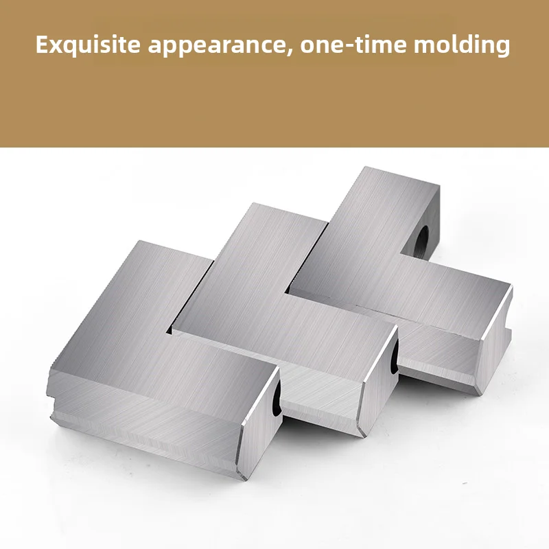 Hydraulic 3-jaw chuck L-type step heightened soft jaws 6/8/10 inch 120° pointed angle inner support