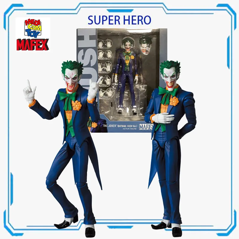 MEDICOM TOY ORIGINAL MAFEX DC No.142 Batman：Hush jocker  Anime Figure Toy Collectible Model Ornaments Gift for Boys 160MM