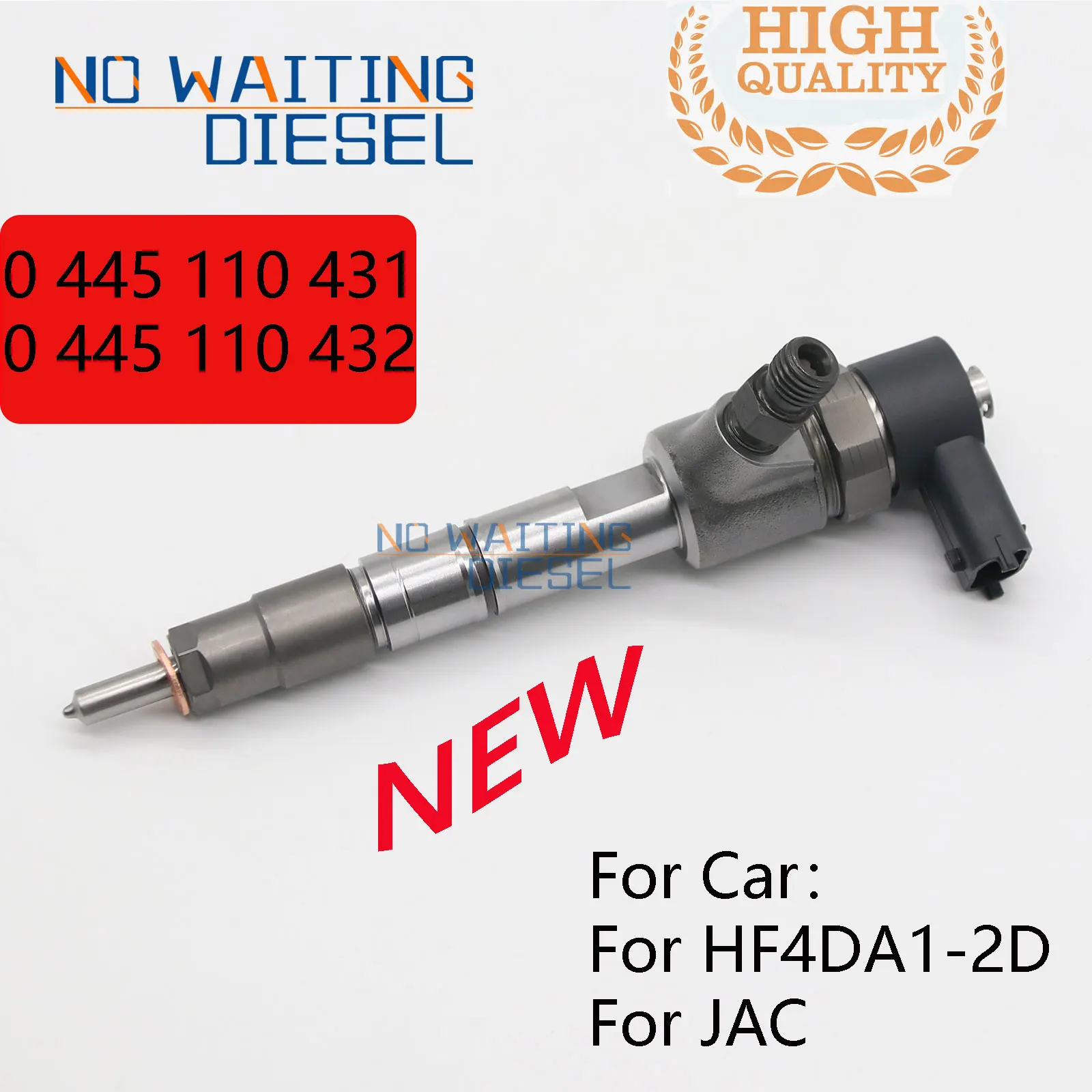 

0445110431 0445110432 Common Rail Injector 0 445 110 431 Fuel Injection Systems 0 445 110 432 For JAC