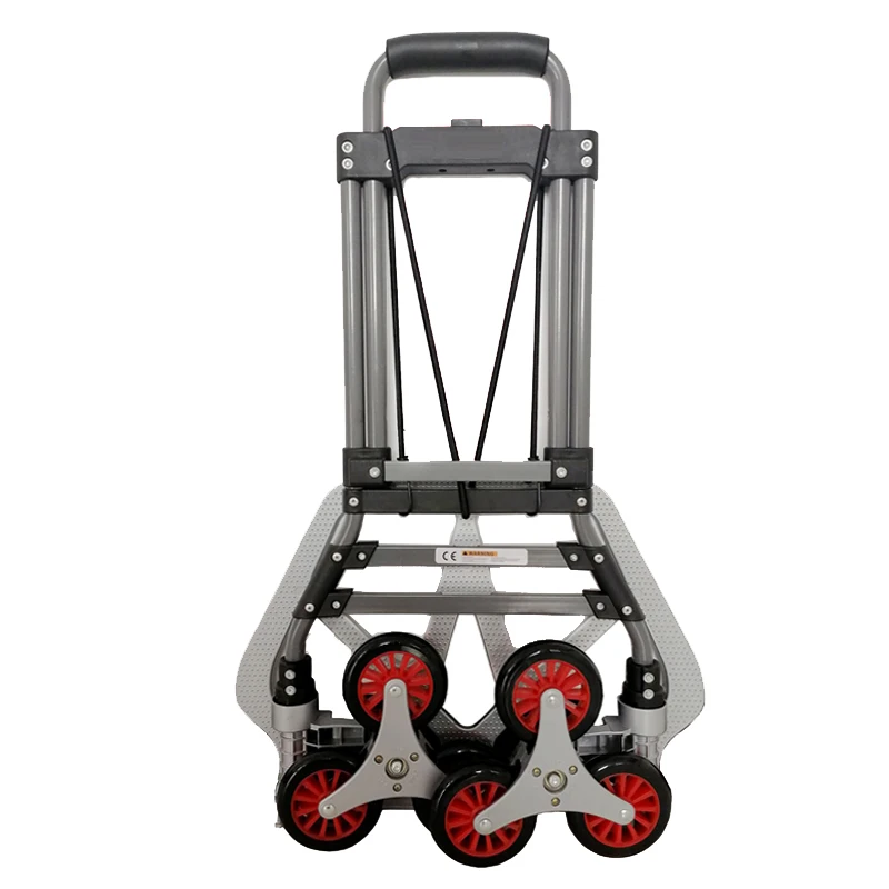 Folding portable trolley, home climbing stairs, towing truck up and down stairs, artifact shopping, grocery shopping, luggage tr