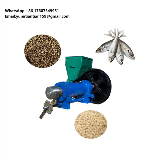 China Popular Selling Trout Aquaculture Making Machine Sink Fish Feed Pelletizer