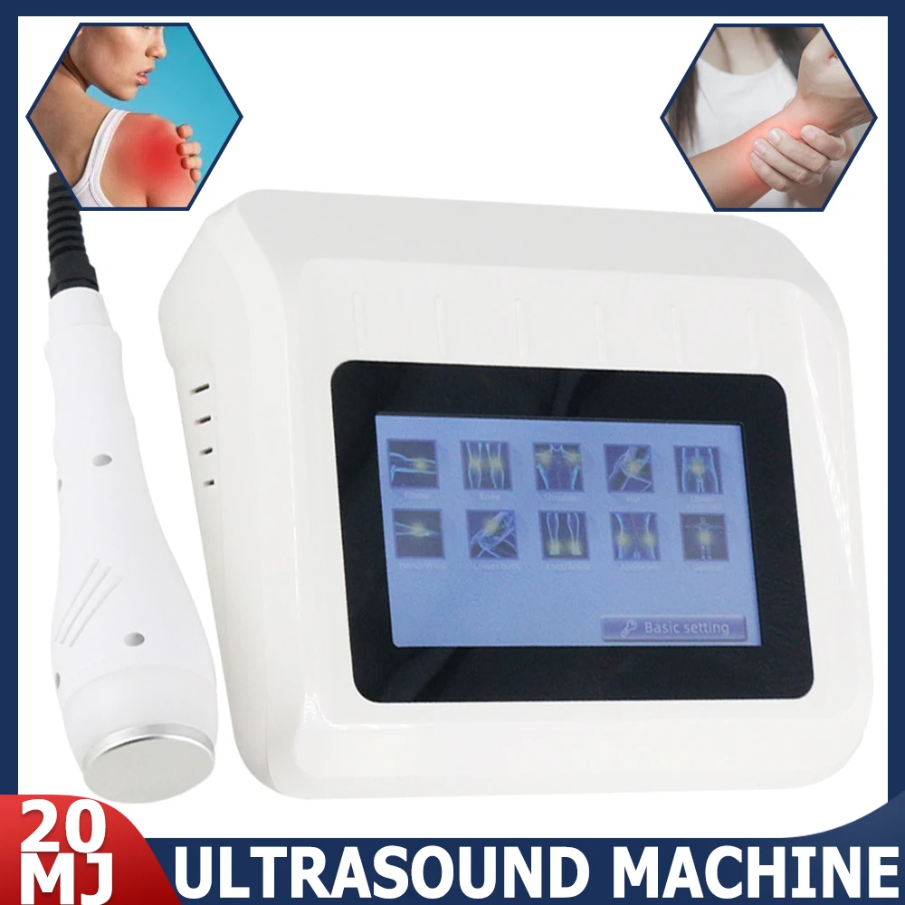 

20MJ Physiotherapy Therapeutic Ultrasound Machine Relieves Muscle Pain Massage Relax Health Care Ultrasonic Therapy Instrument