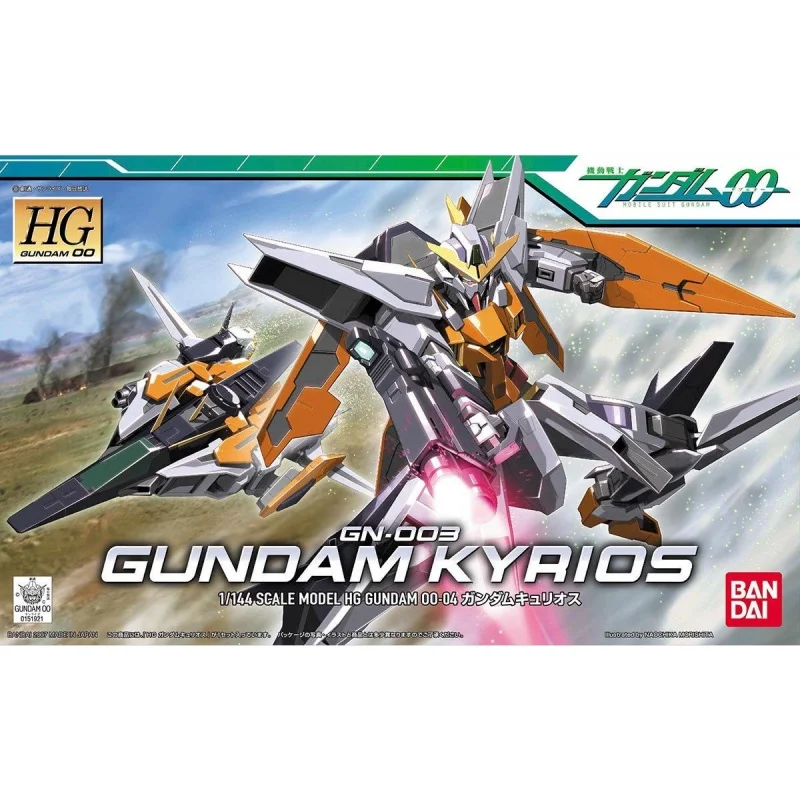 

In Stock Bandai Original Hg 1/144 Gundam Gundam Kyrios Action Figure Model Doll Brand New Boxed Anime Characters Toys Model
