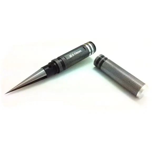 Aluminum Alloy Expanding Hole Opener Reamer 0-14Mm Cnc Handle Mini Reamer Tool for Rc Body Includes Storage Container Accessory