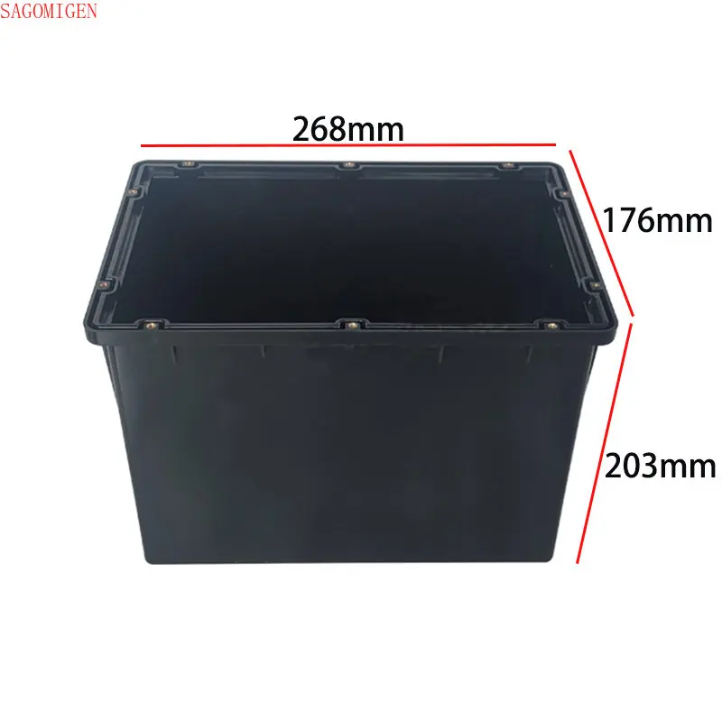 12V 30/50Ah 60Ah 80Ah 90Ah Lifepo4 Battery Storage Boxes Solar Cells Outdoor Power Supply Lithium Battery Storage Plastic Case