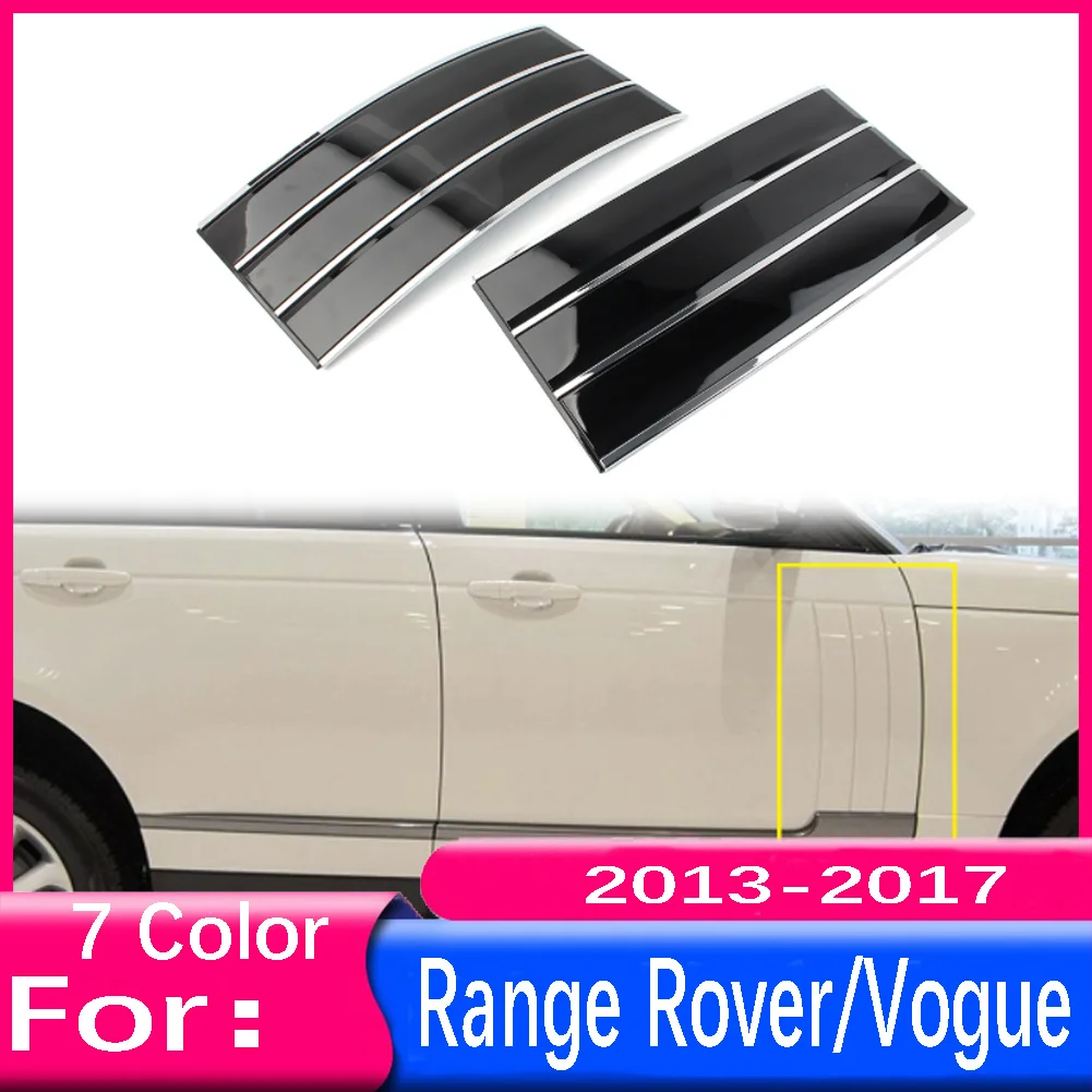 

For Land Rover Range Rover/Vogue L405 2013 2014 2015 2016 2017 Car Door Side Mesh Vent Grille Fender Frame Cover Air Vents Kit