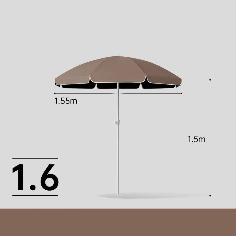 DD3511  Sunshade Umbrella Duty Commercial Market Stalls Parasol Outdoor Courtyard Beach Vinyl Sunscreen Garden Outdoor Umbrella
