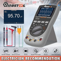 MUSTOOL MDS8207 Digital Oscilloscope Multimeter 200MS/s Sampling Rate 400MHz Analog Bandwidth 6000 Counts Graphical Oscilloscope