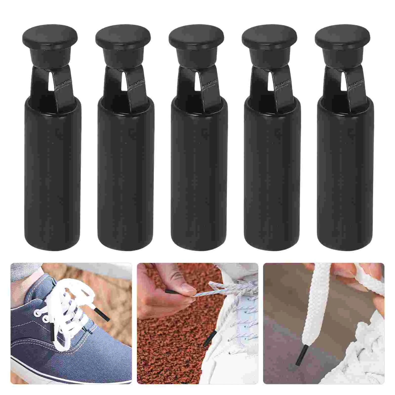 

10 Pcs Buckle Hat Cord Laces for Sneakers Ends Tips Zinc Alloy Buckles