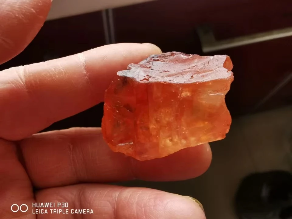 Natural Rough Fire Quartz Bulk Raw Crystal Hematoid (100 Grams)