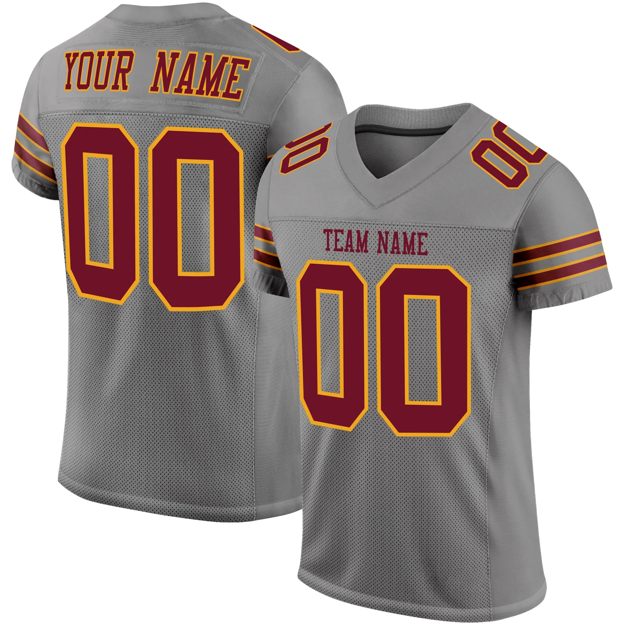 American Football Jersey Custom Rugby Jersey Printing Team Name Number Football Shirt Breathable Rugby Game Training Shirt Men