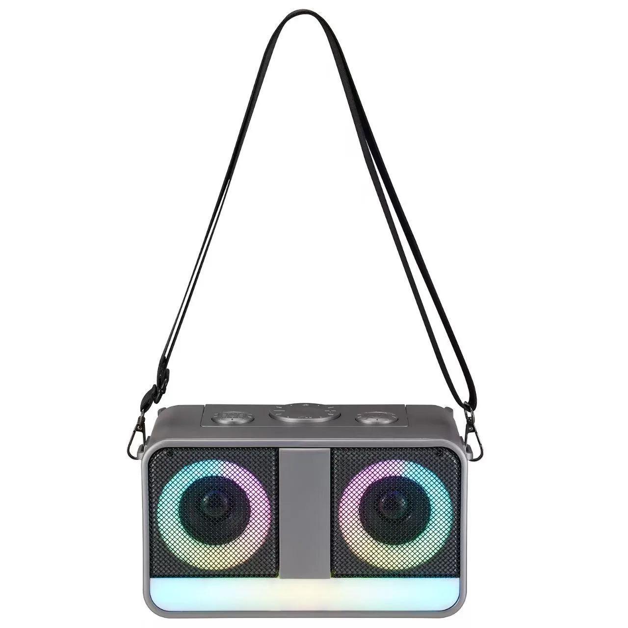 مكبر صوت PA مكبر صوت احترافي متعدد الوظائف مكبر صوت RGB مصباح مضخم صوت ستيريو نظام المسرح المنزلي مشغل صوت محمول #1