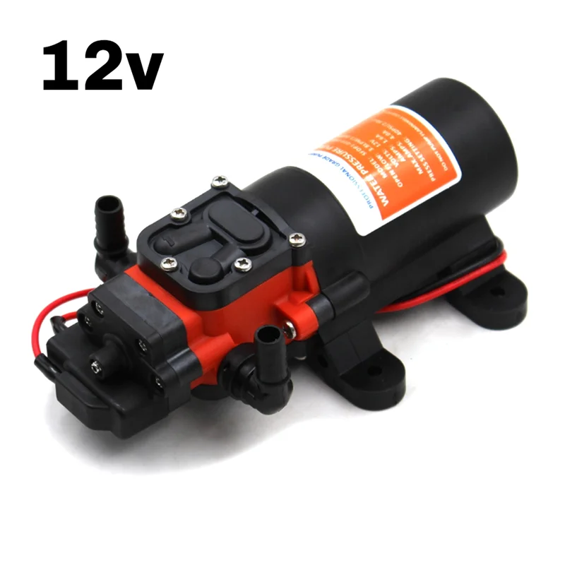 ABRS-Accessori per barche domestiche Portatile 40PSI 12/24V Pompa acqua marina Membrana Autoadescante Motore di pompaggio Doccia Pompa per WC
