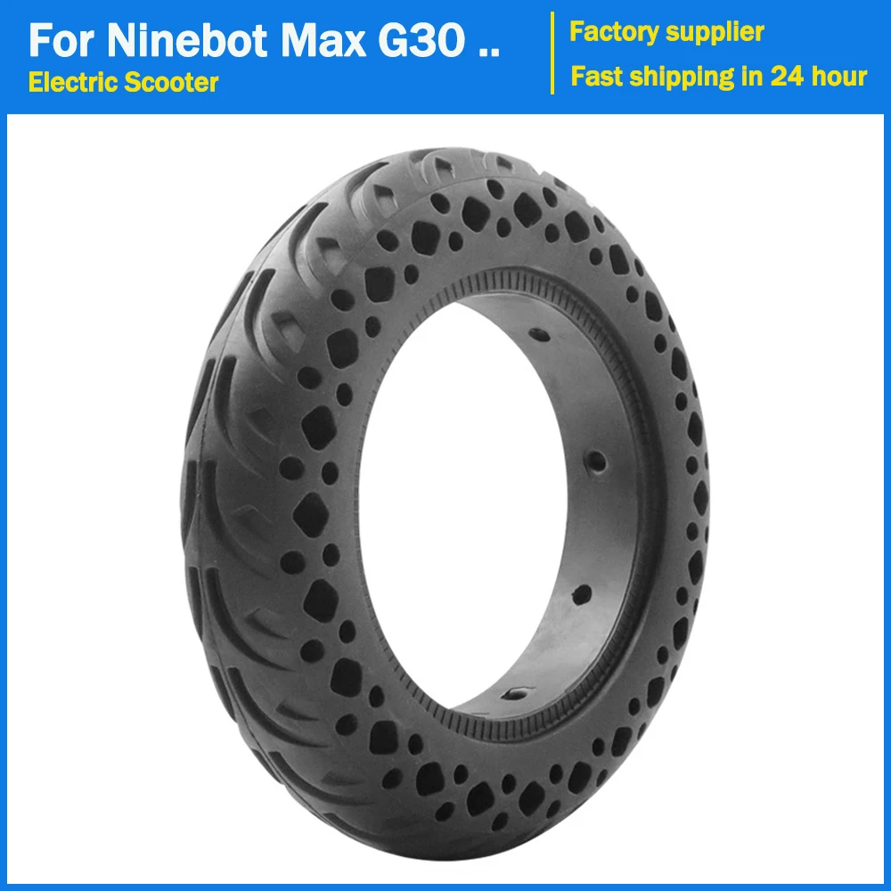 

Передняя/задняя твердая шина 10x2,5 для электрического скутера Ninebot Max G30, 10-дюймовые противоударные резиновые Сменные шины для электроскутера Kickscooter